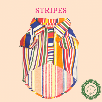 OMP Stripes Printed Shirt