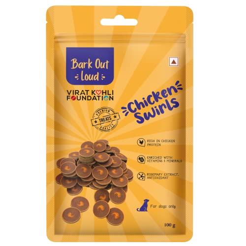 Bark Out Loud Chicken Swirls 100g