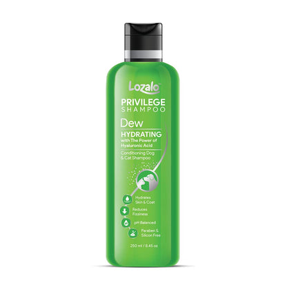 Lozalo Privilege Pet Conditioning Shampoo- 250 ml, Dew Hydrating Shampoo |