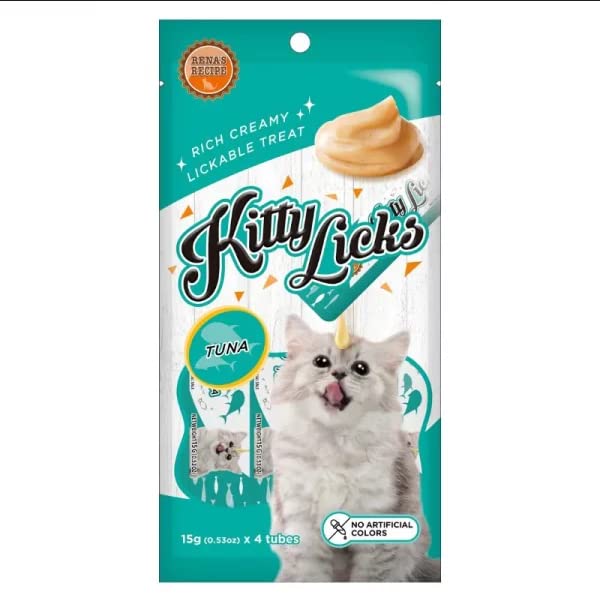 Kitty Licks Tuna Flavor | Pack of 4 Tubes