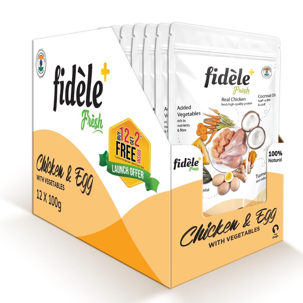 Fidele Gravy Chicken & Egg with Veg 100 Gm