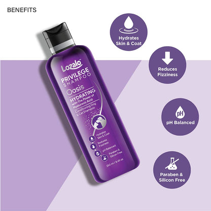 Lozalo Privilege Pet Conditioning Shampoo- 250 ml, Oasis