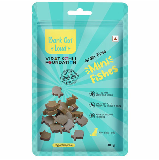 Bark Out Loud Mini Fishes 100 g