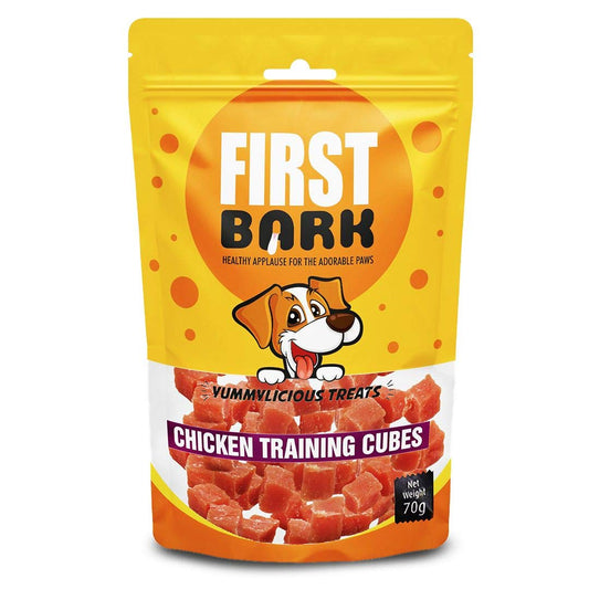 First Bark Chicken Training Cubes 70 gm