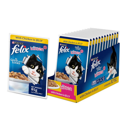 Felix Gravy Kitten Chicken 85 GM