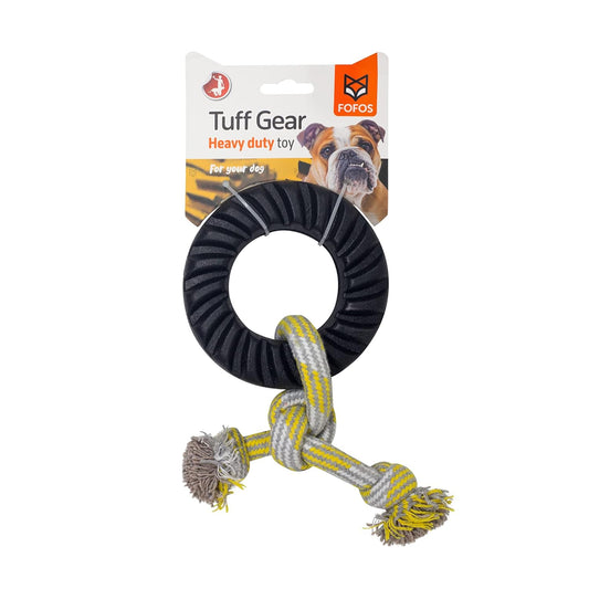 Fofos Extremely Durable Tyre & Rope Dog Chew Toy