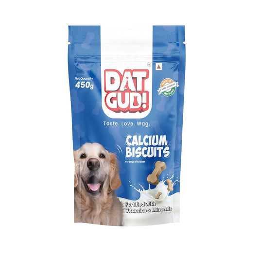 DatGud Calcium Dog Biscuits with Milk 450 Gm