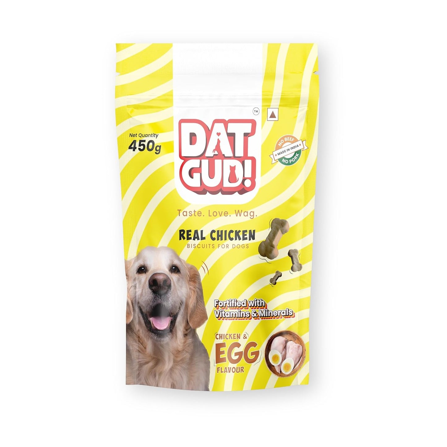 DatGud Chicken & Egg Flavour Dog Biscuits