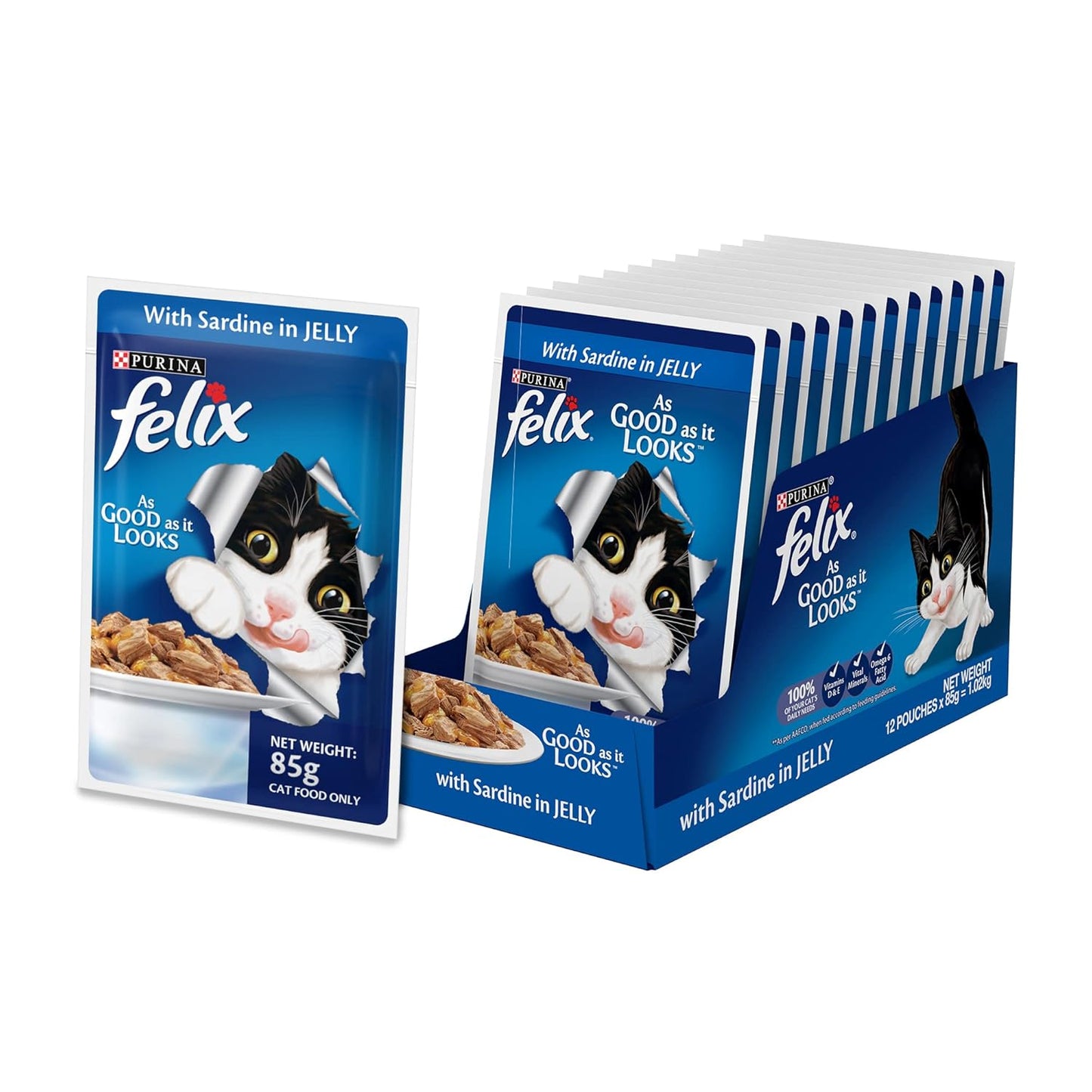 Felix Gravy Adult Sardine 85 GM