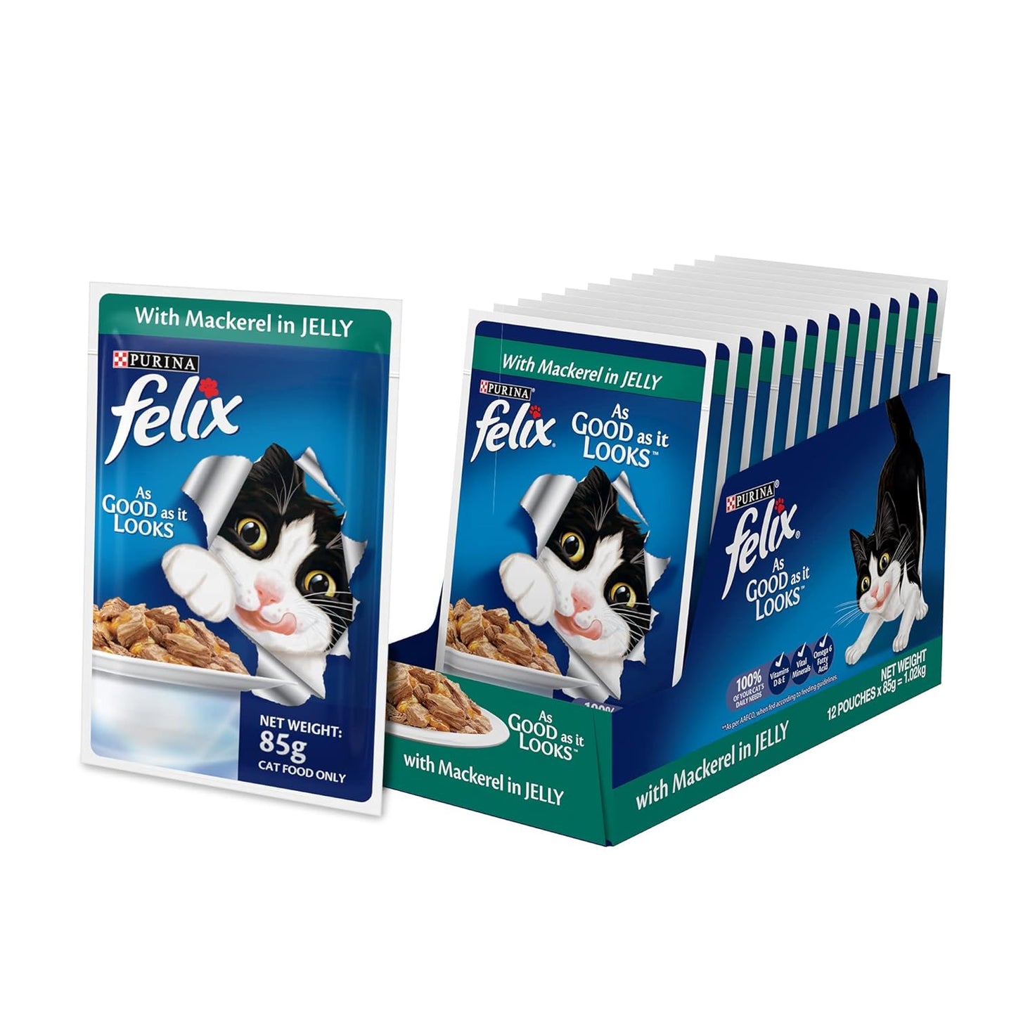 Felix Gravy Adult Mackerel 85 GM