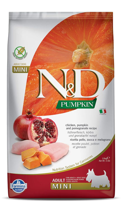 Farmina N&D Pumpkin Chicken & Pomegranate Mini Adult