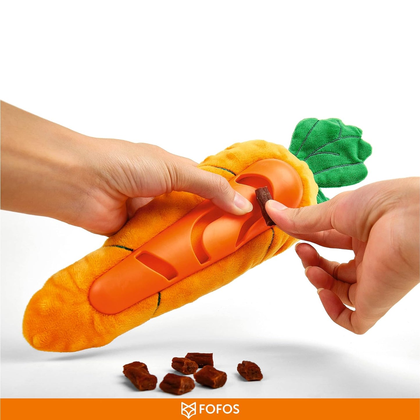 Fofos Carrot Treat Dog Toy