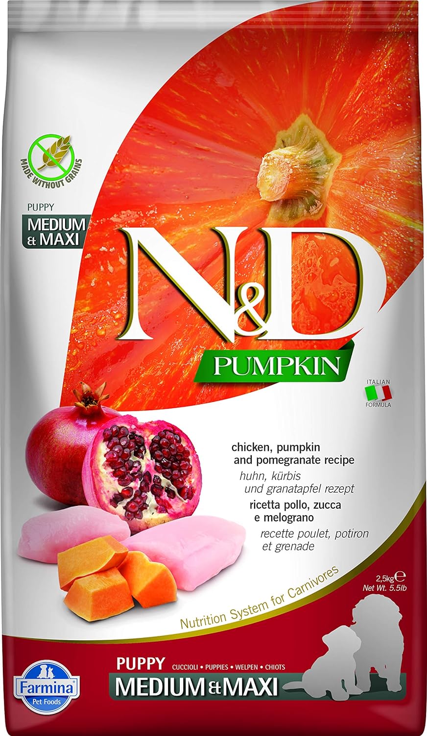 Farmina N&D Pumpkin Puppy Medium Maxi 2.5 kg