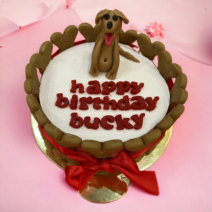 Happy Dog Cake - 450 Gm