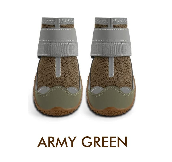 Whoof Whoof Grip Mesh Shoes Army Green