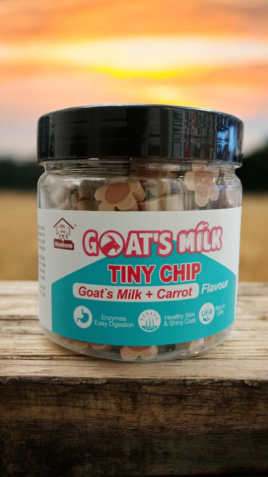 Howbone Tiny Chip Goat Milk + Carrot 220 Gm