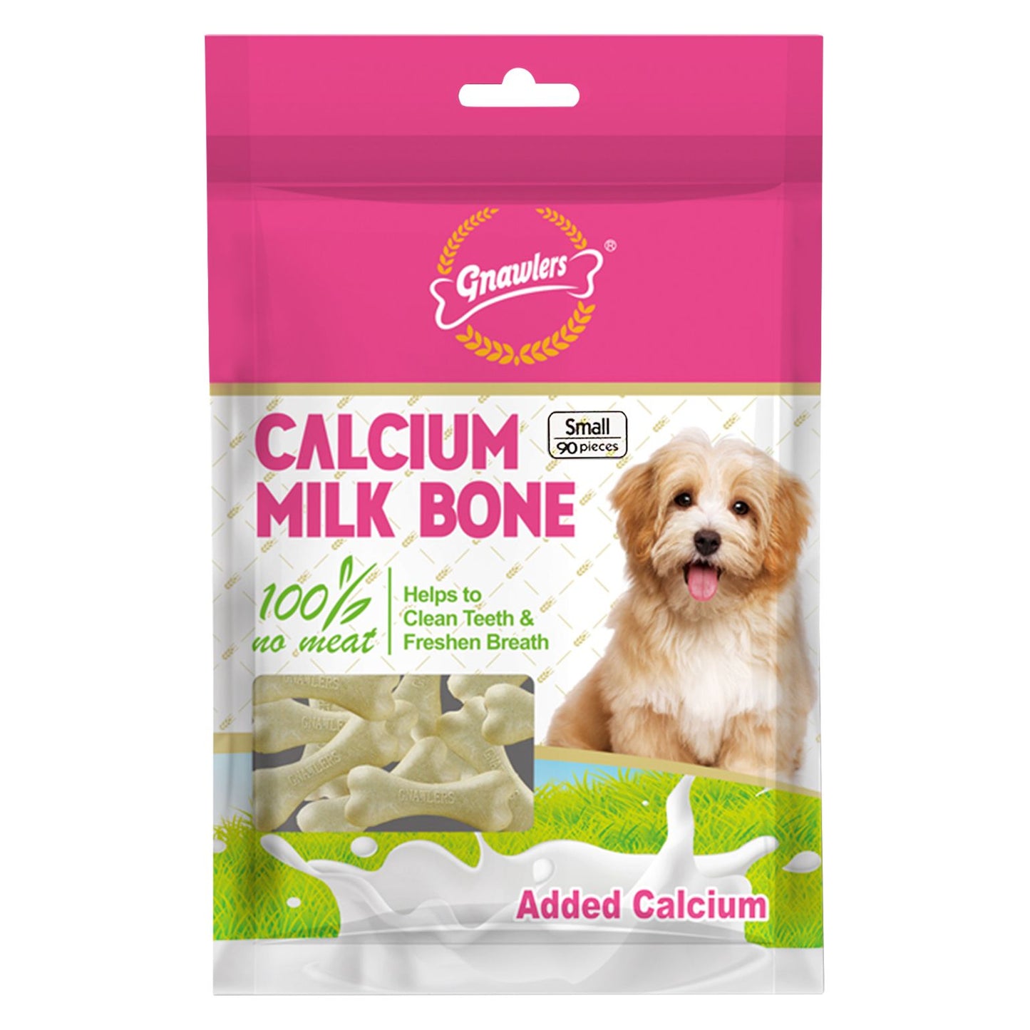 Gnawlers Calcium Milk Dog Bone 90 in 1