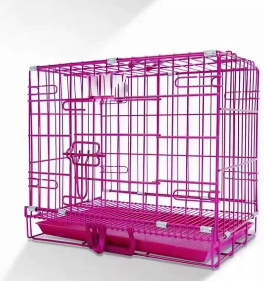 Smarty Pet Premium Metallic Dog Cage 24 Inch